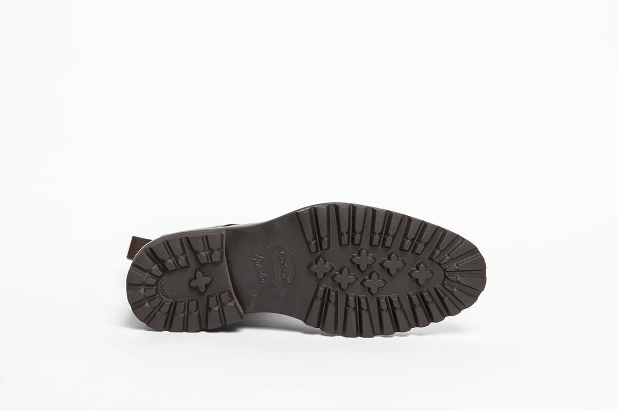 Carlos Santos 7991 Charlie Chukka Boots Dark Brown Scotchgrain Ridgeway Rubber Sole