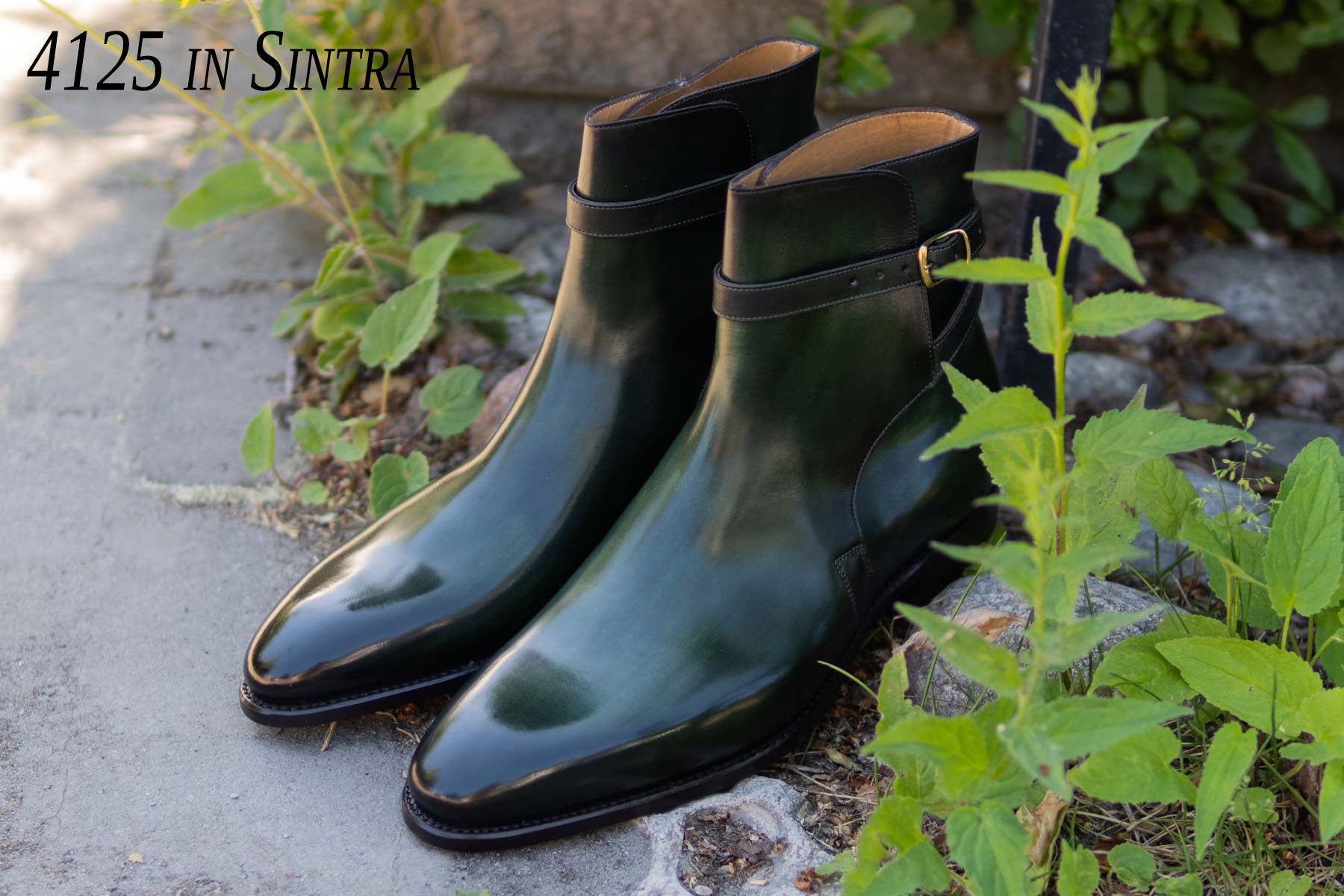 Carlos Santos 4125 Jodhpurs in Sintra Patina for The Noble Shoe