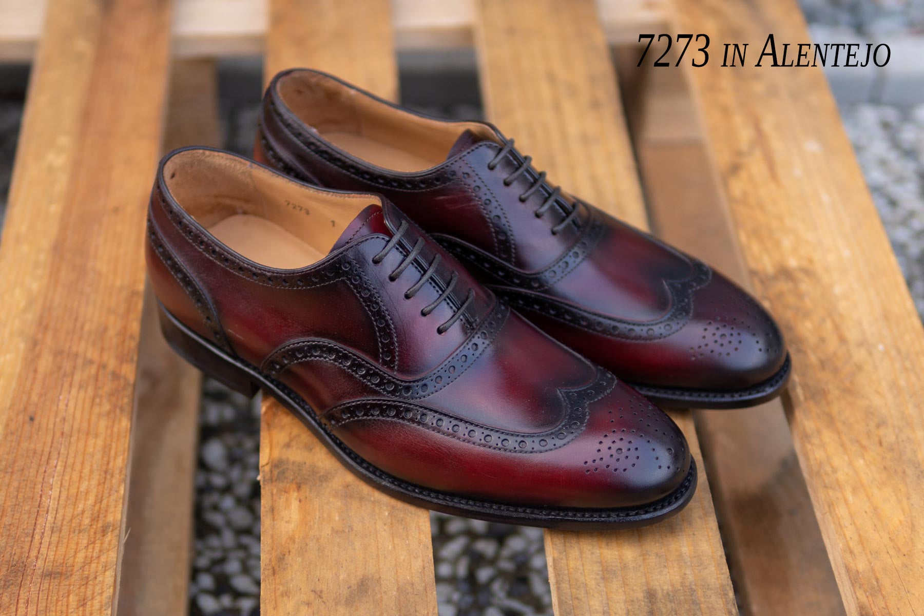 Carlos Santos 7273 Wingtip Oxford - Patina Service