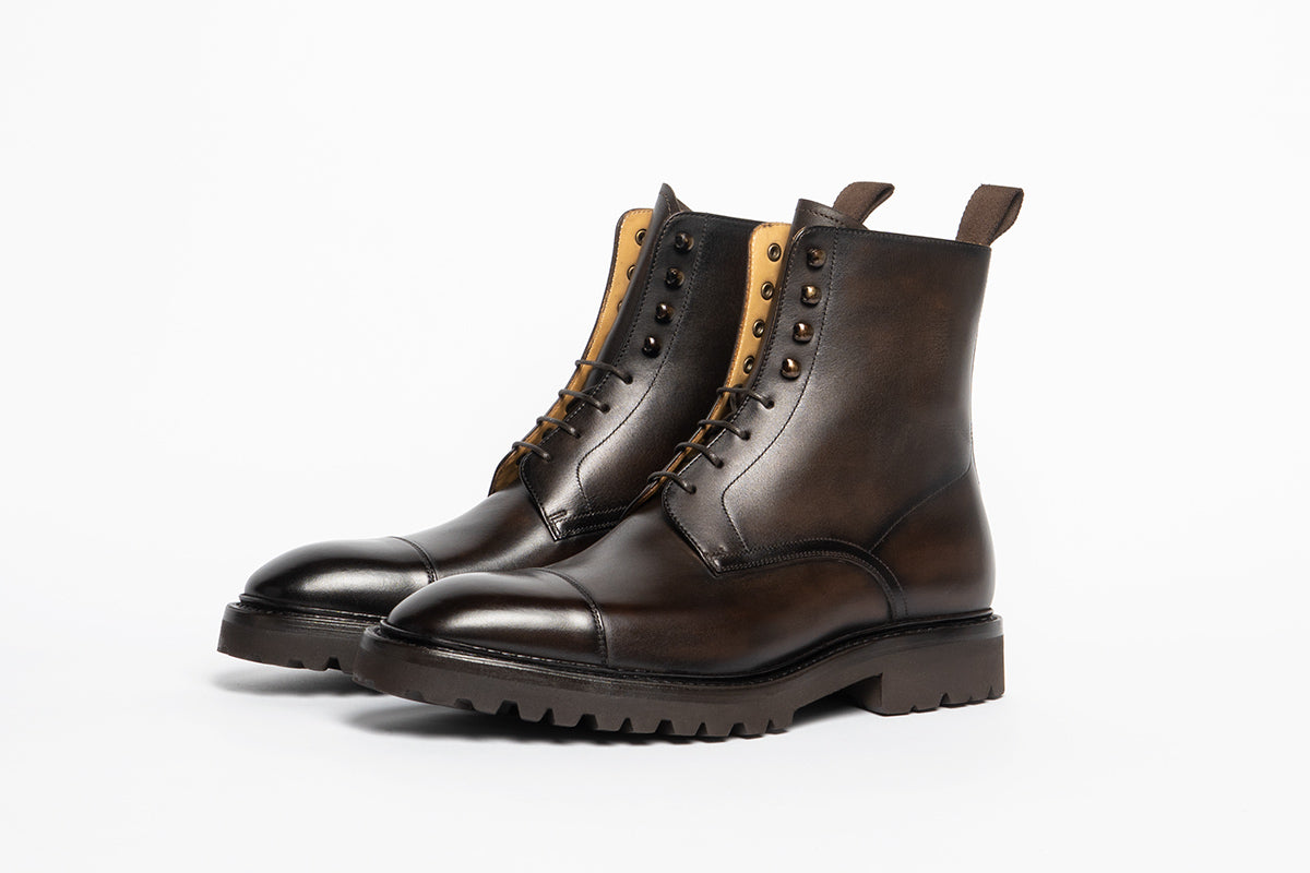 Santos 8866 Jumper Boots in Coimbra Patina | The Noble Shoe