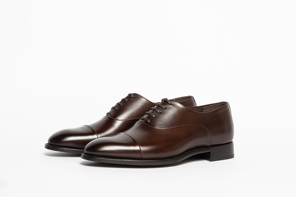 Carlos Santos 9899 Handgrade Dark Brown Calf Oxford | Goodyear Welted