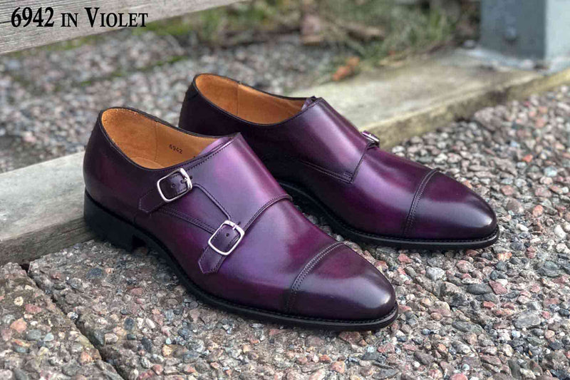 Carlos Santos 6942 in Violet Patina for The Noble Shoe