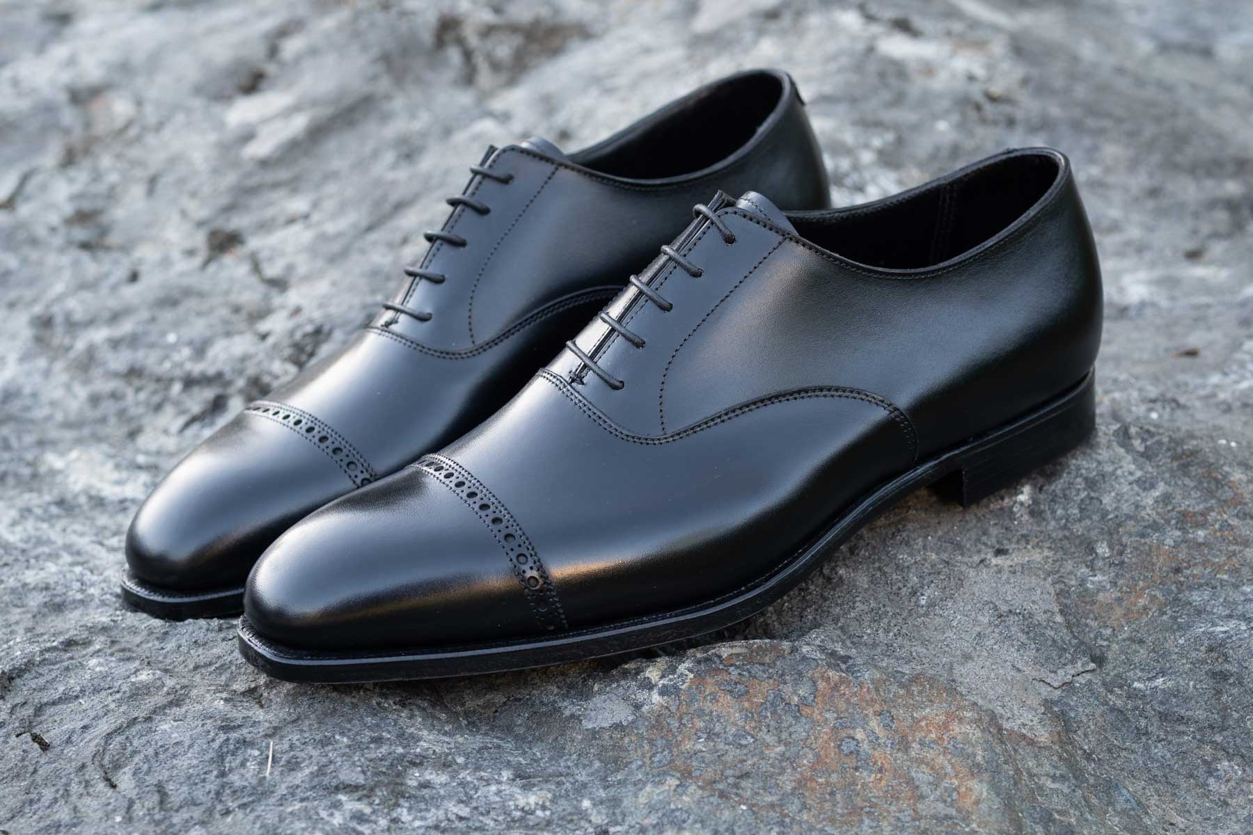 Crockett & Jones Belgrave Handgrade in Black Calf for The Noble Shoe 5