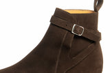 Carlos Santos 8914 Jodhpur Boots In Dark Brown Suede