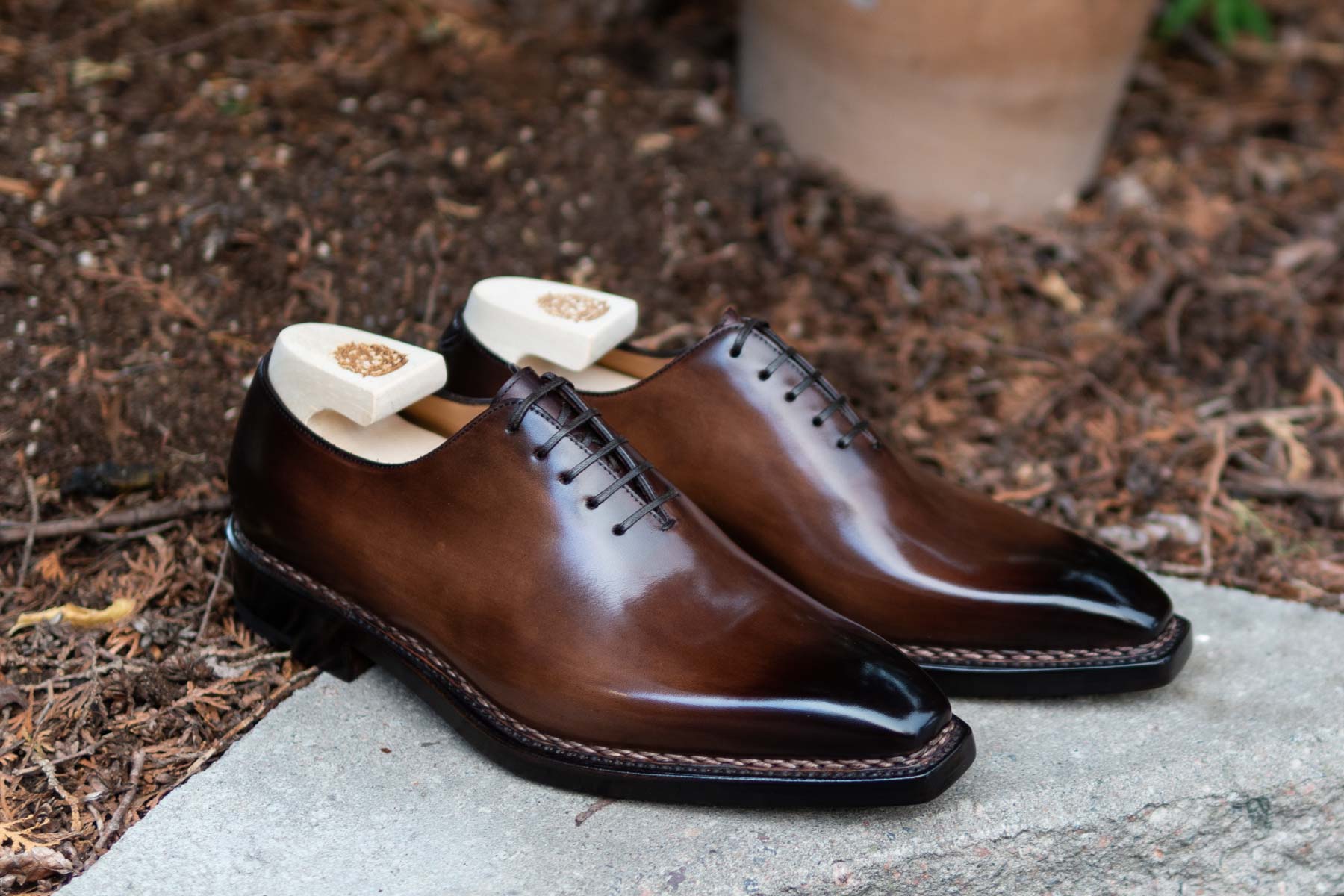 Paolo Scafora 17-5B Wholecut Oxford in Montella Calf for The Noble Shoe 2