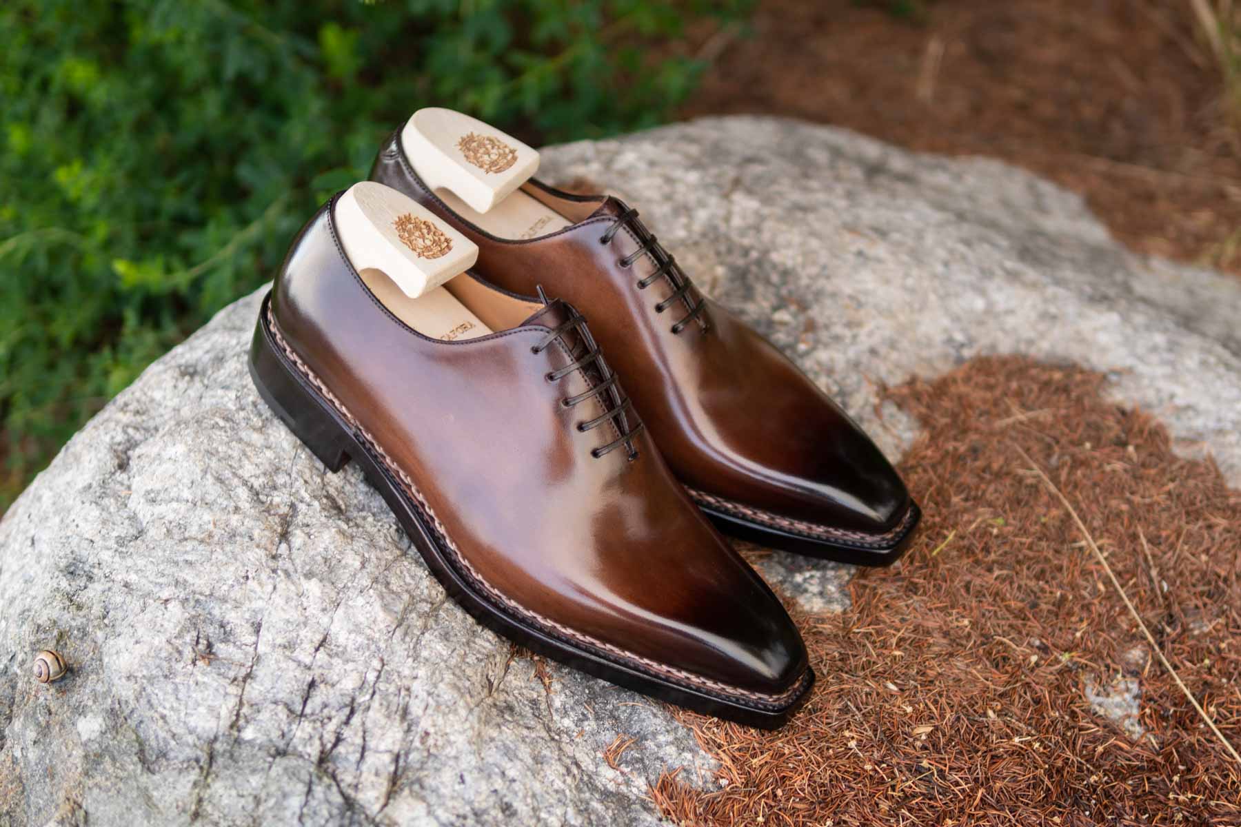 Paolo Scafora 17-5B Wholecut Oxford in Montella Calf for The Noble Shoe 6