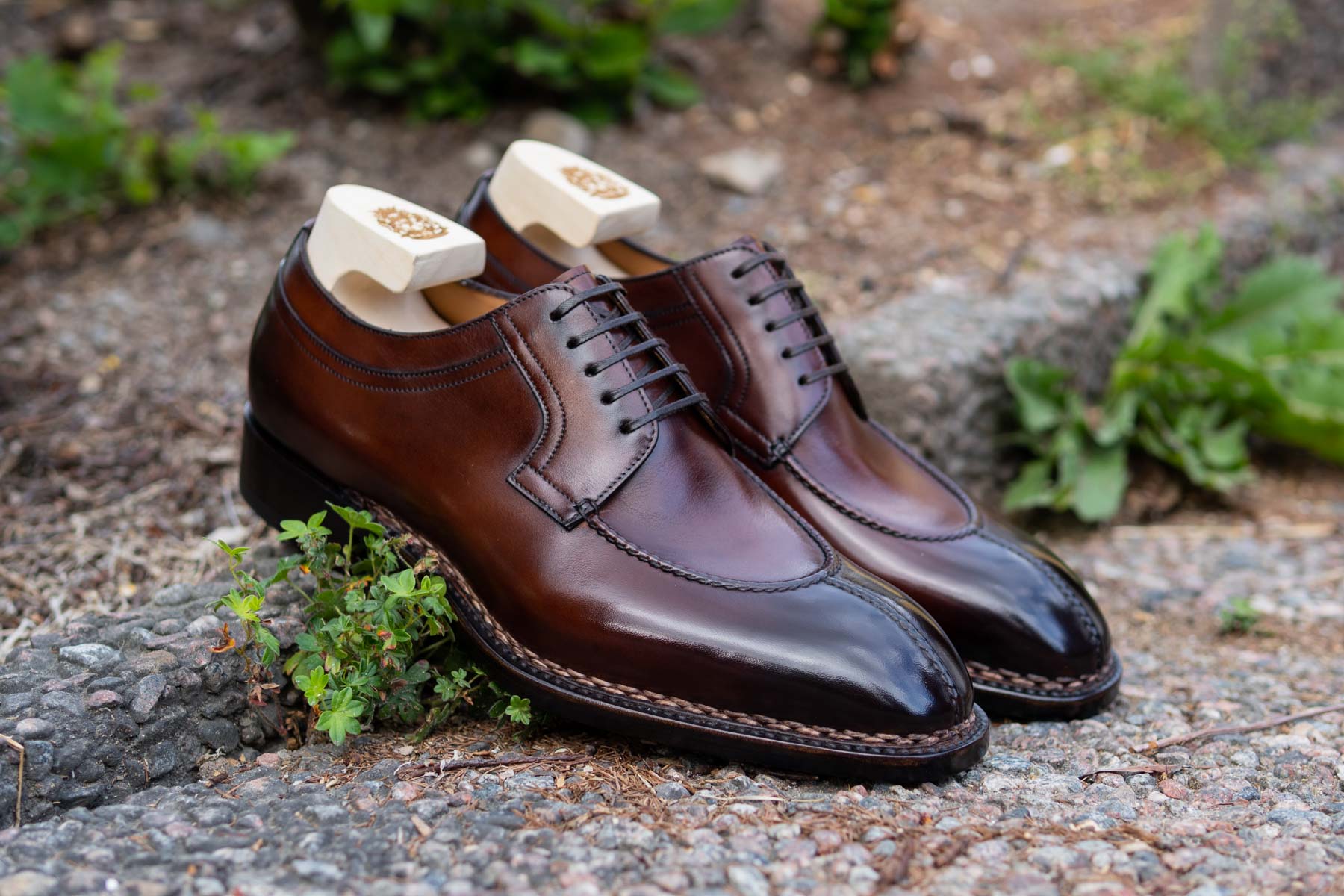 Paolo Scafora 583 Split Toe Derby in Positano Calf for The Noble Shoe 1