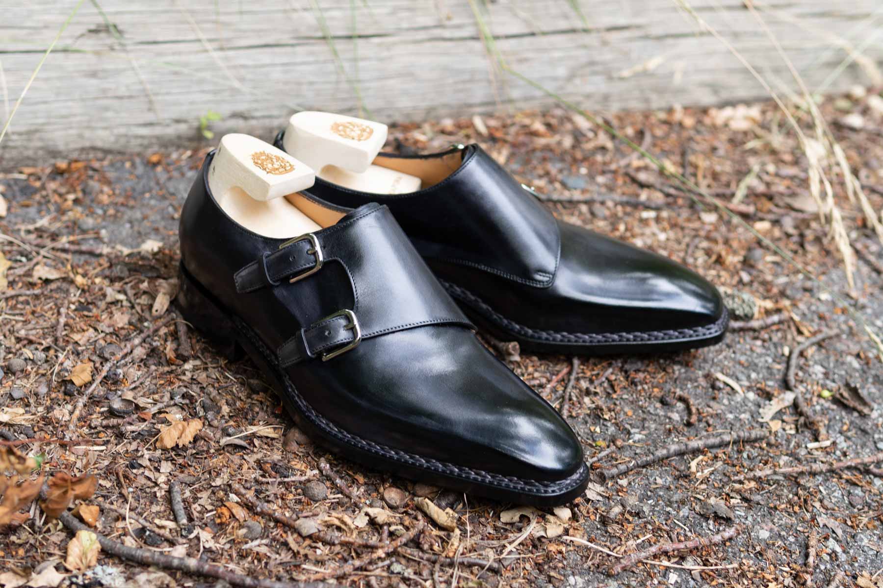 Paolo Scafora 650 Double Monk Strap in Furore for The Noble Shoe 14