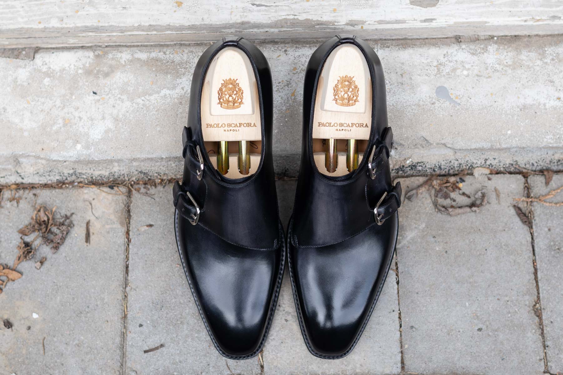 Paolo Scafora 650 Double Monk Strap in Furore for The Noble Shoe 16