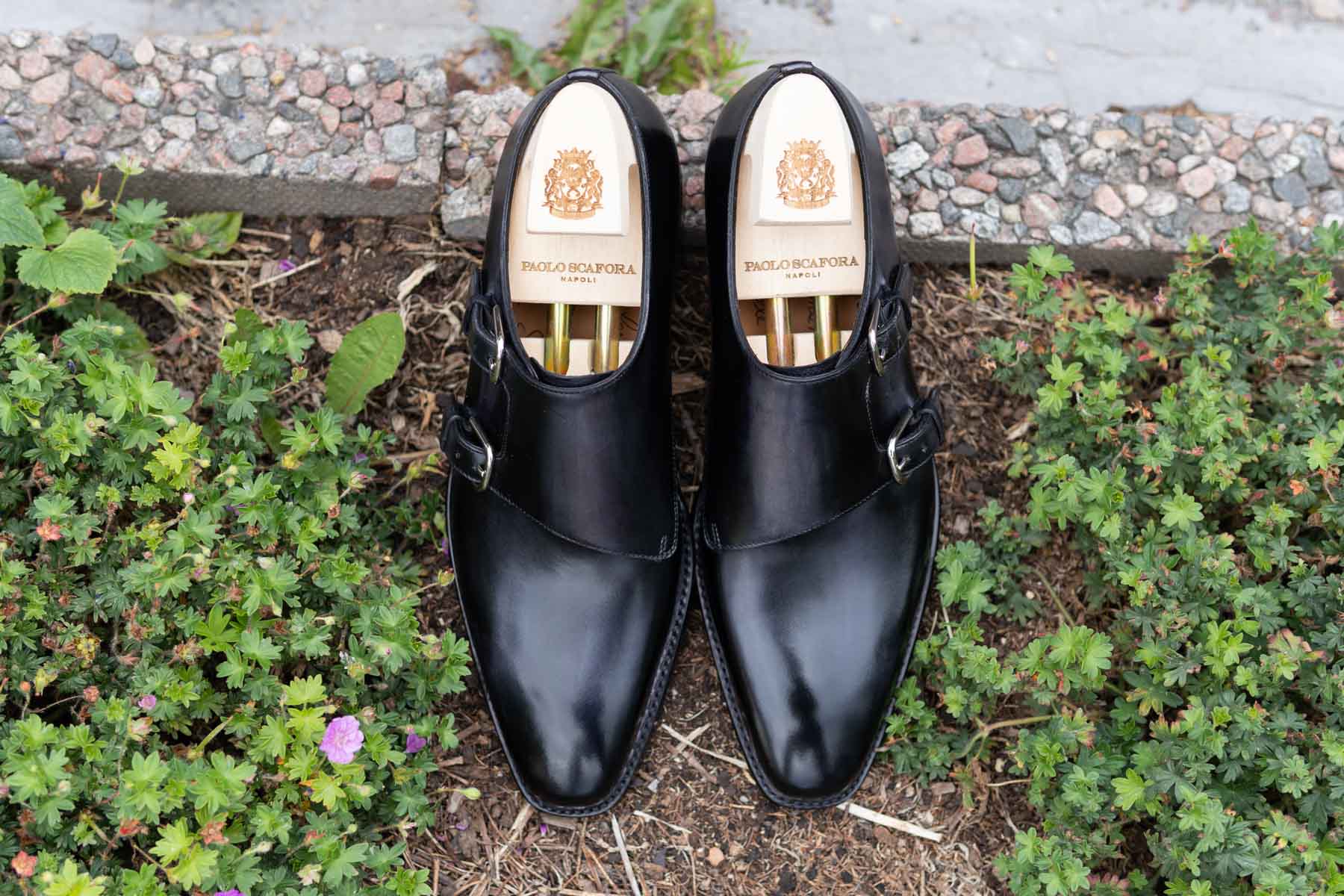 Paolo Scafora 650 Double Monk Strap in Furore for The Noble Shoe 10