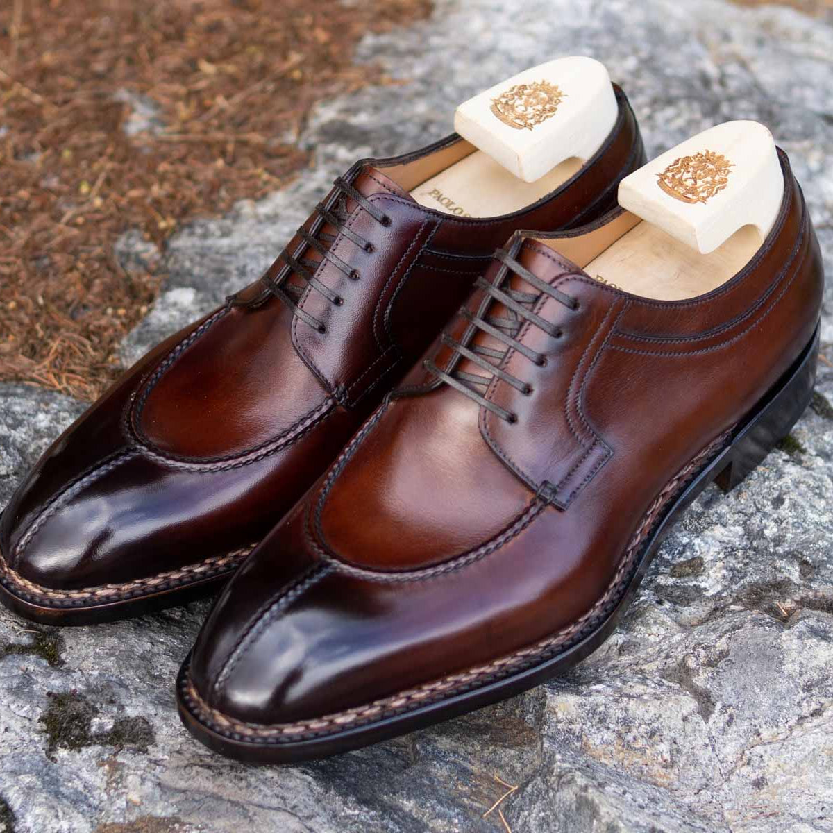 Italian Designer Di Paolo Suede Mens Dress Shoes 8 Paolo Scafora | The Noble Shoe main image 3