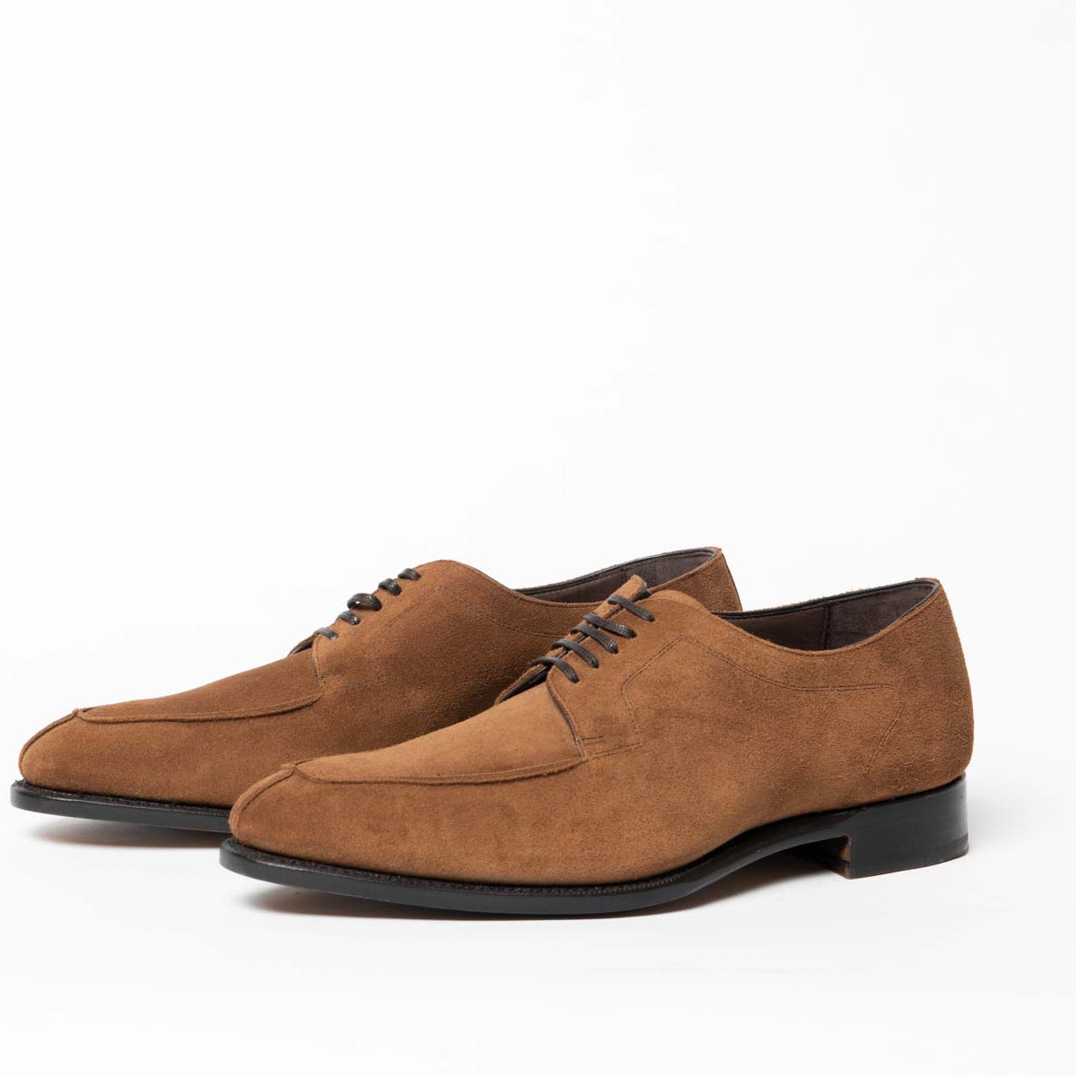 Born‎ Brown Suede Ryker Plain Toe Handsome Lace Up Derby Dress Shoes Size 13 Mason Derby // Dark Brown Suede – Anthony Veer main image 4