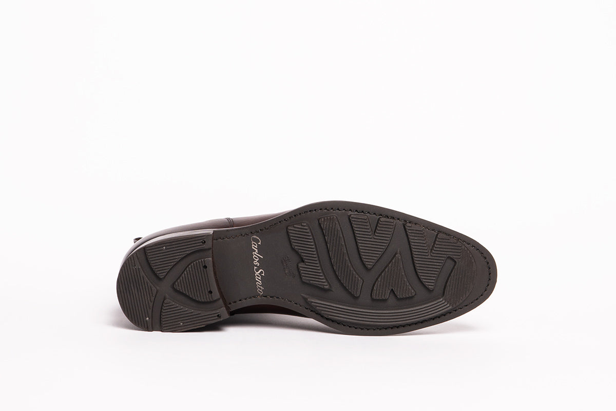 Carlos Santos 9380 Handgrade Split-Toe Boots In Black Calf