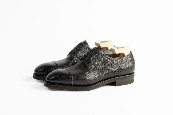 Paolo Scafora Art. 631 Derby In Dark Brown Grain