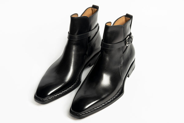 Paolo Scafora Art. 662 Jodhpurs In Black Calf (50% Deposit)