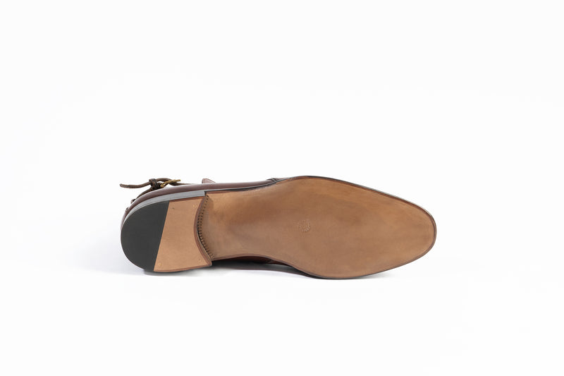 Enzo Bonafe Art. 3930 Jodhpur Boots In Calf/Shark Leather (50% Deposit)