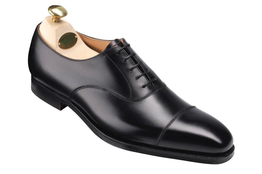 Crockett Jones Hallam Black UK 8.5 The Noble Shoe