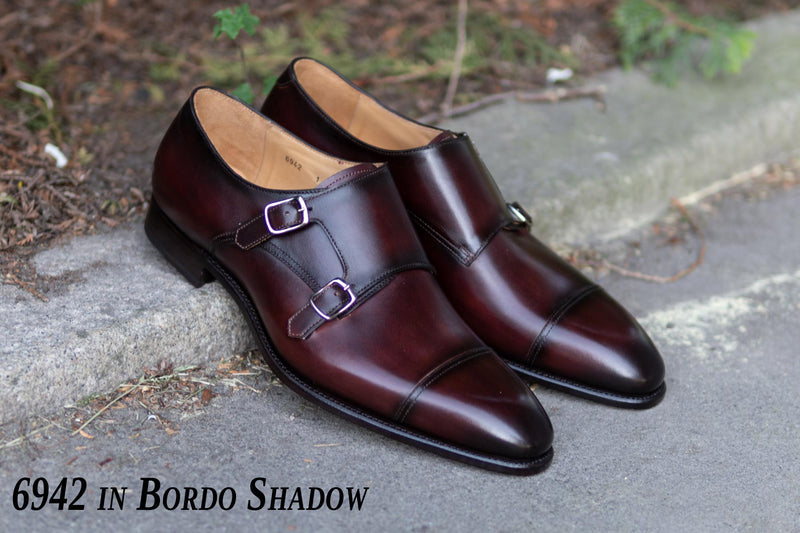 Carlos Santos 6942 in Bordo Shadow Patina for The Noble Shoe