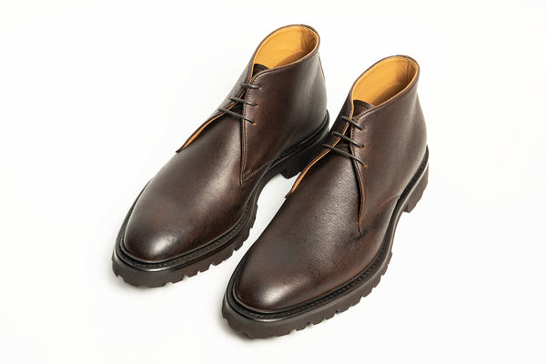 Carlos Santos 7991 Charlie Kudu Grain Chukka Boots