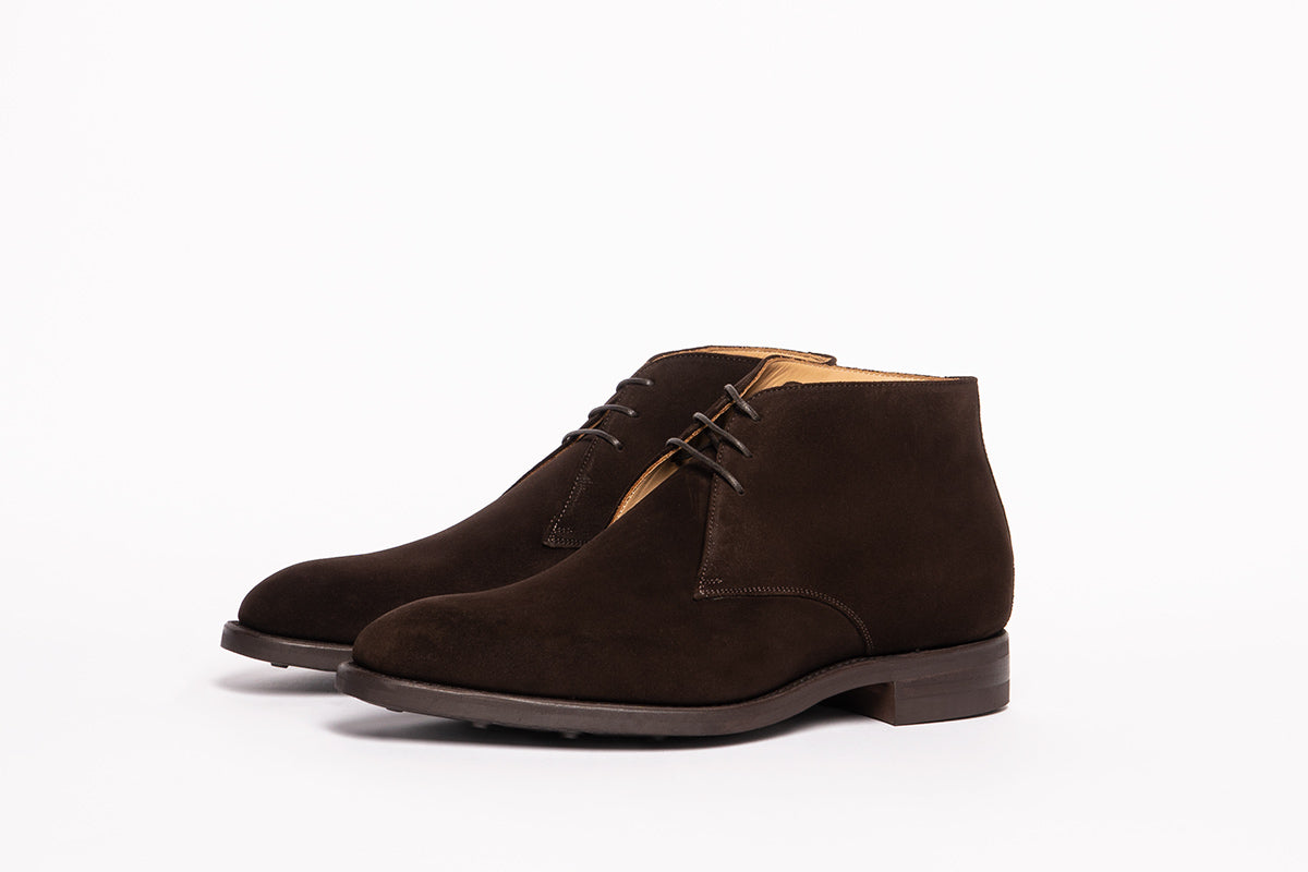 Chocolate suede chukka boots shop