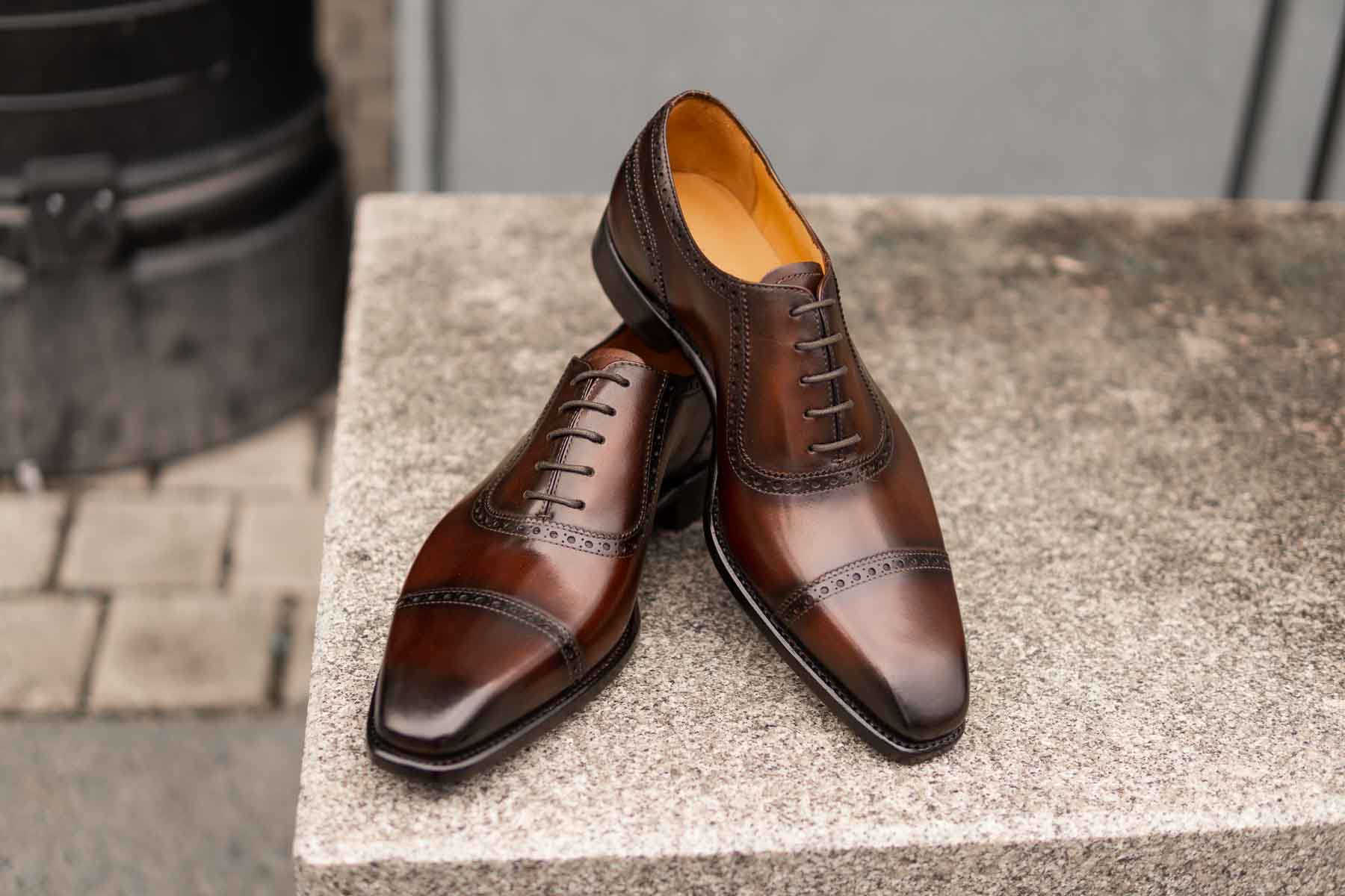 Carlos Santos 8618 Handgrade Adelaide Oxford in Guimaraes Patina