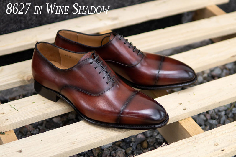 Carlos Santos 8627 Oxford in Wine Shadow for The Noble Shoe