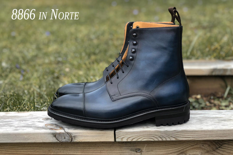 Carlos Santos 8866 Jumper Boots in Norte Patina for The Noble Shoe