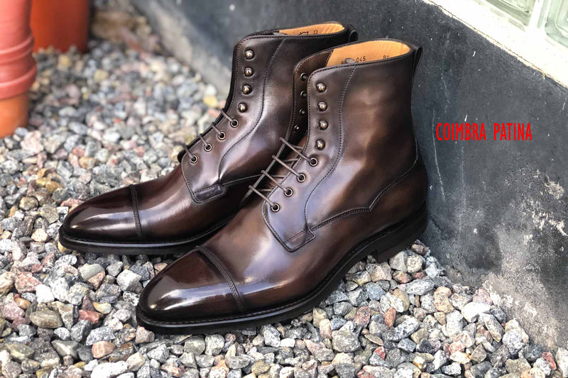 Carlos Santos 9156 Field Boot in Coimbra Patina GMTO for The Noble Shoe