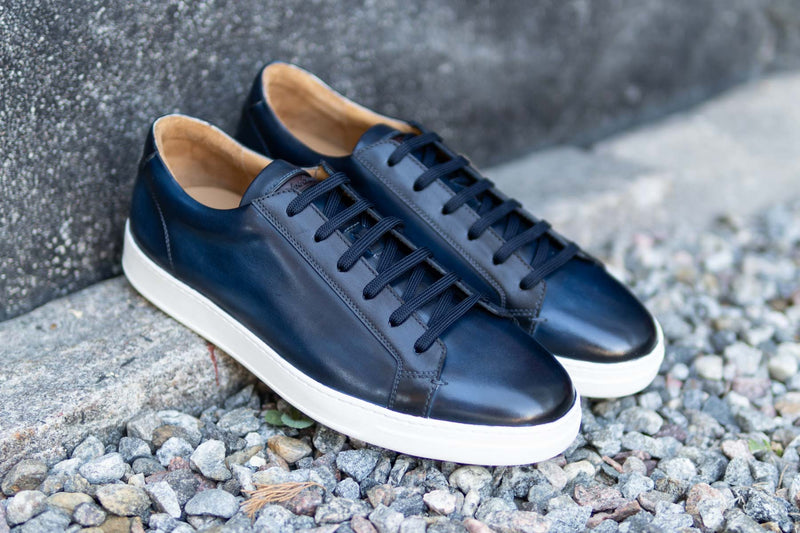 Carlos Santos 9617 Leather Sneakers in Norte for The Noble Shoe 1