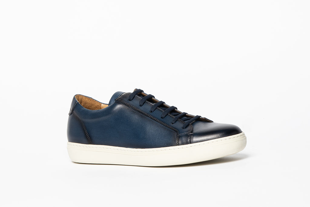 Carlos Santos 9617 Leather Sneakers in Norte Patina | The Noble Shoe