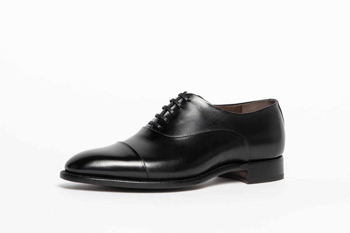Carlos Santos 9899 Handgrade Black Oxford Shoes The Noble Shoe