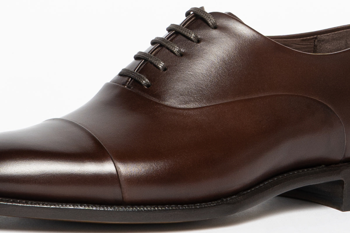 Carlos Santos 9899 Handgrade Oxford In Dark Oak Calf | The Carlos Santos 9899 Handgrade Oxford In Dark Oak Calf | The