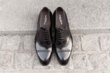 Carlos Santos CS1 Handcrafted Oxford in Black for The Noble Shoe 1