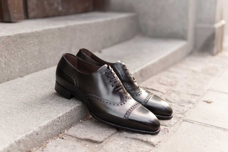 Carlos Santos CS1 Handcrafted Oxford in Black for The Noble Shoe 2