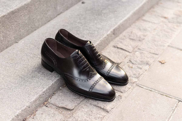 Carlos Santos CS1 Handcrafted Oxford in Black for The Noble Shoe 3