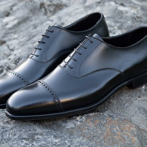 Crockett & Jones Belgrave Handgrade Black Oxford | The Noble Shoe