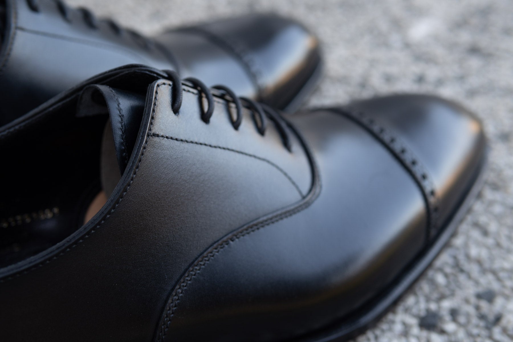 Crockett & Jones Belgrave Handgrade Black Oxford | The Noble Shoe