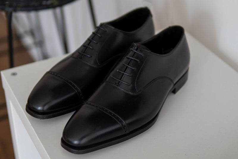 Crockett & Jones Belgrave Handgrade in Black Calf for The Noble Shoe