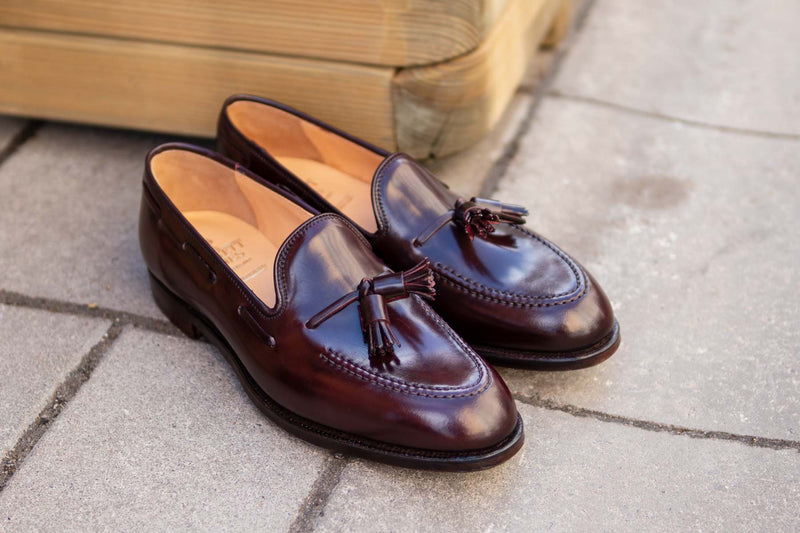 Crockett & Jones Cavendish in Burgundy Color 8 Shell Cordovan for The Noble Shoe