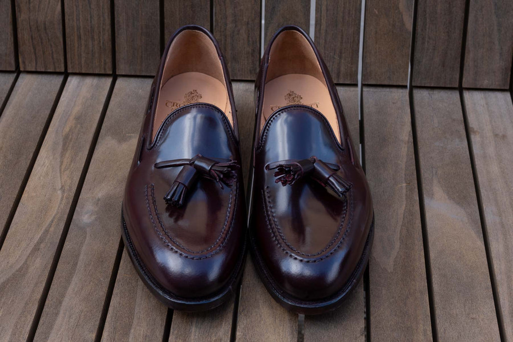 Crockett Jones Cavendish Tassel Loafer In Color 8 Shell Cordovan
