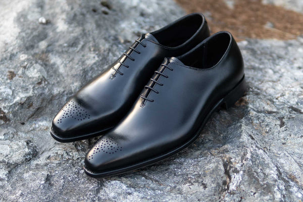 Crockett & Jones Handgrade Weymouth 2 Wholecut in Black Calf for The Noble Shoe 5