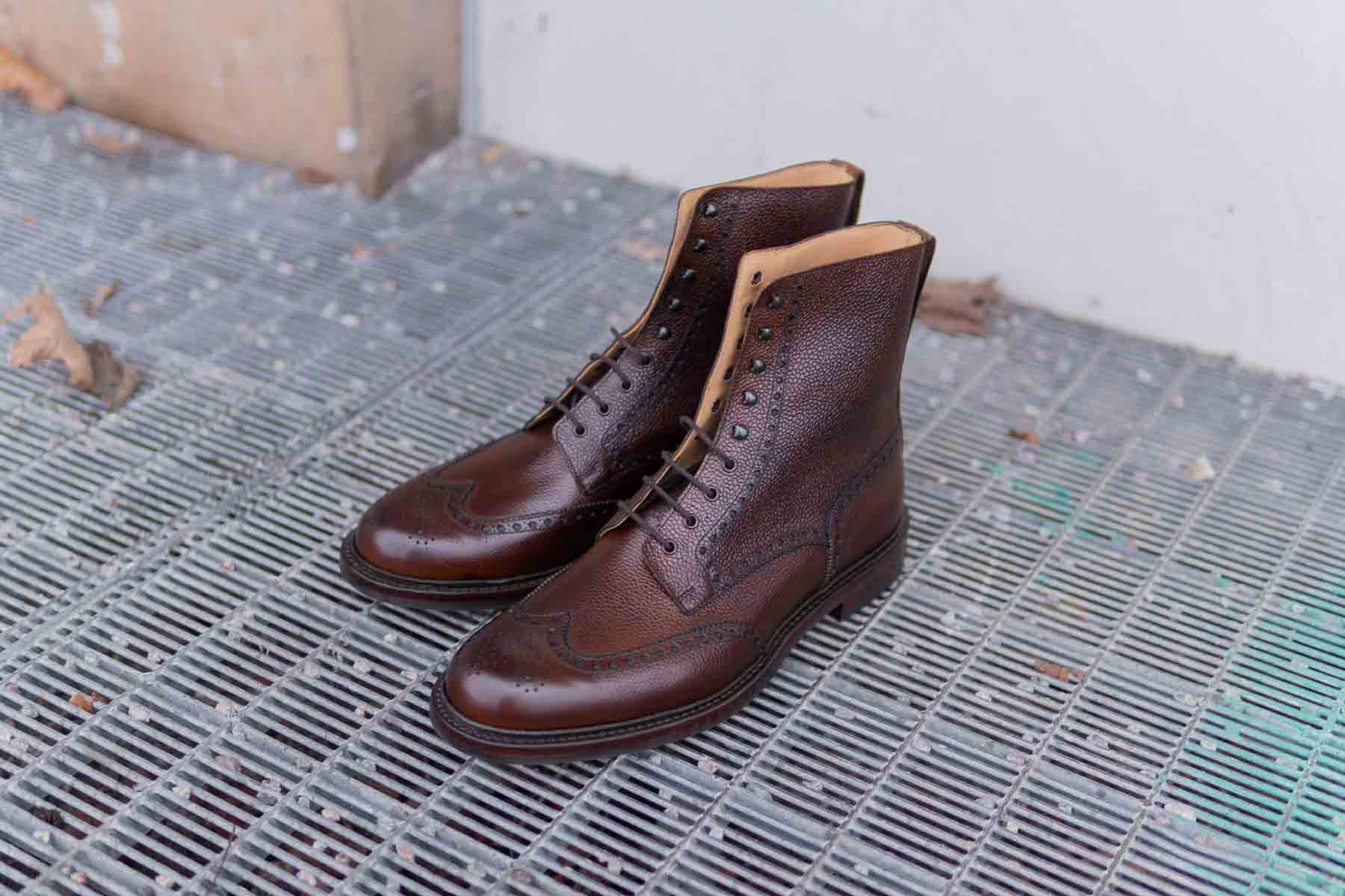 Crockett Jones Islay In Dark Brown Scotch Grain The Noble Shoe