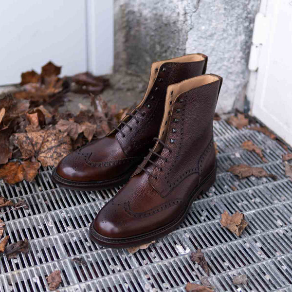 Crockett & Jones Islay In Dark Brown Scotch Grain | The Noble Shoe