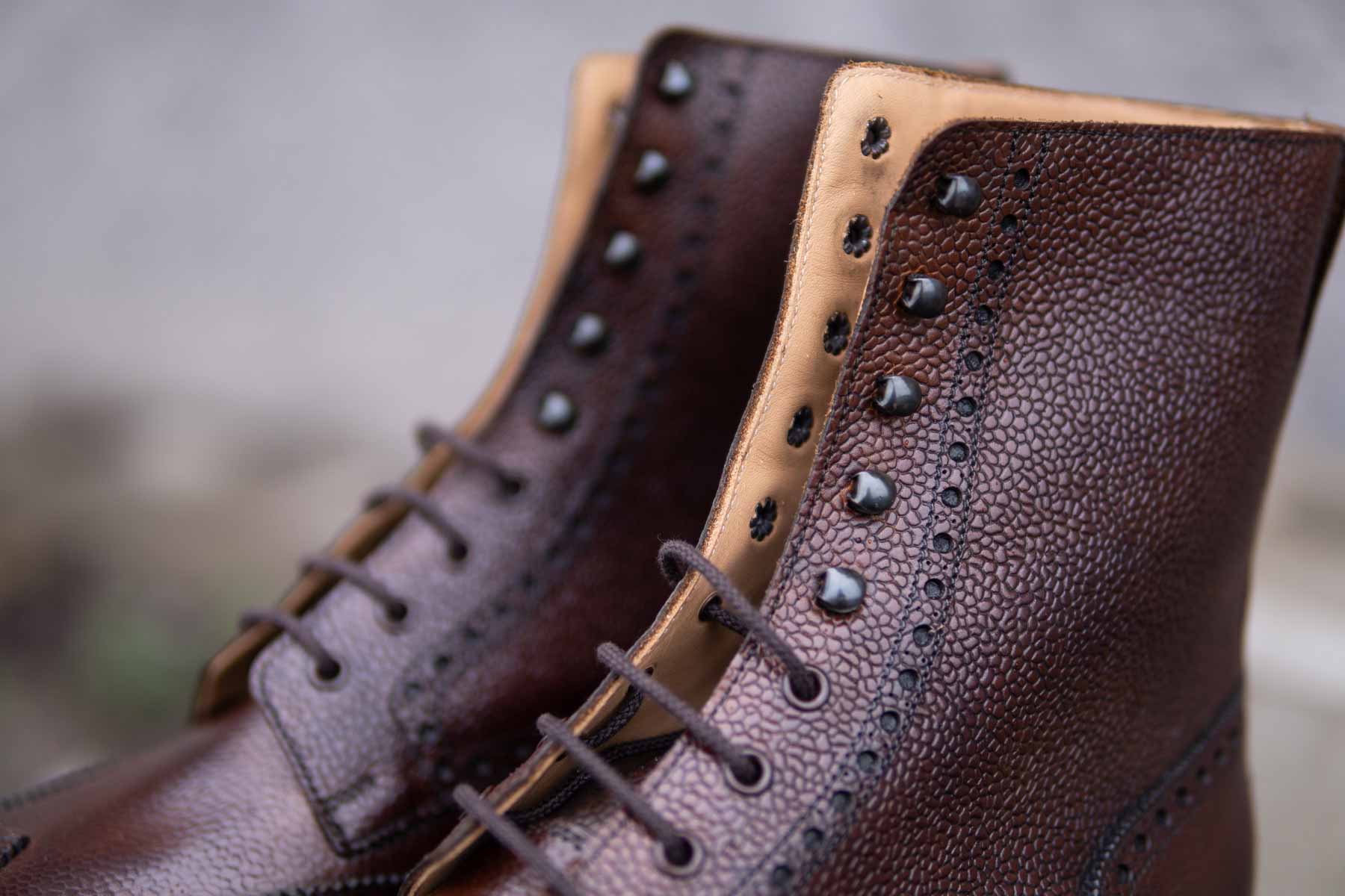 Crockett & Jones Islay In Dark Brown Scotch Grain | The Noble Shoe
