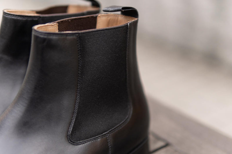 Crockett & Jones Lingfield Chelsea Boots in Black Calf for The Noble Shoe 4