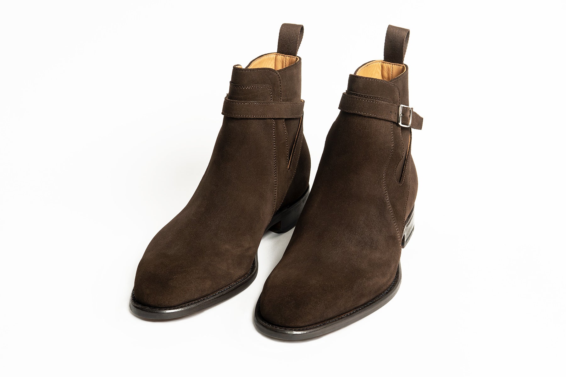 Carlos Santos 8914 Jodhpur Boots In Dark Brown Suede UK 6