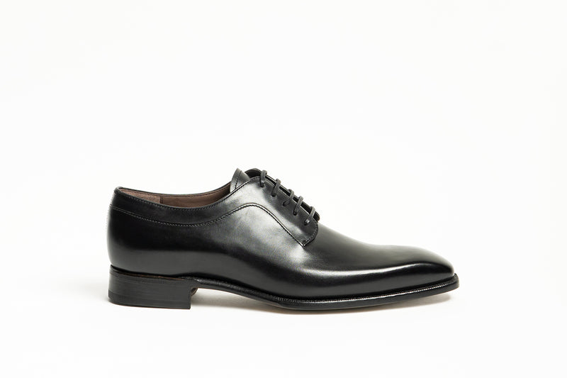 Carlos Santos CS101 Handgrade Derby In Black Calf