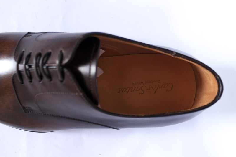 Carlos Santos 9381 Derby in Coimbra Patina Insole