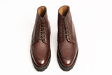 Norman Vilalta Haring Moc-Toe Boots In Grain Patina
