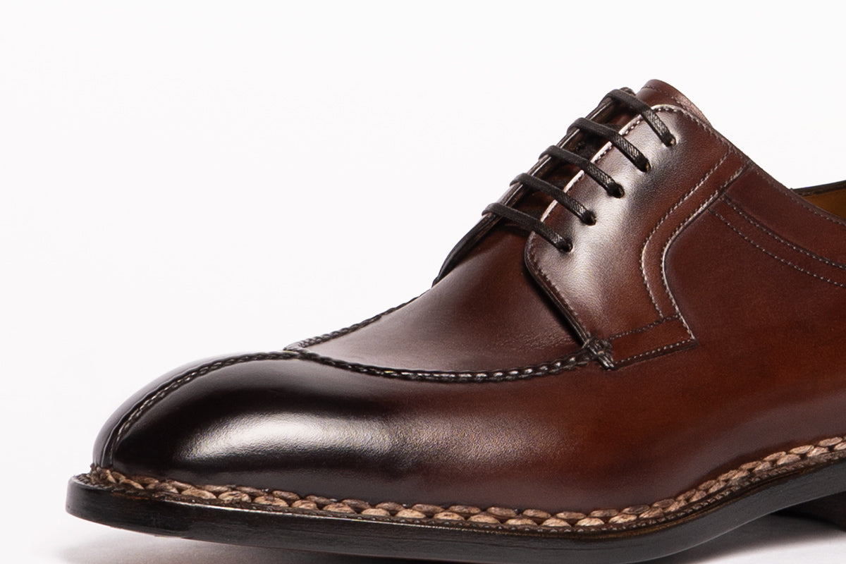 Paolo Scafora Split Toe Derby In Positano Calf | The Noble Shoe